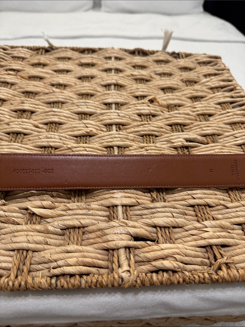 Lauren Ralph Lauren Tan Leather Belt 41 inches long - Picture 3 of 6